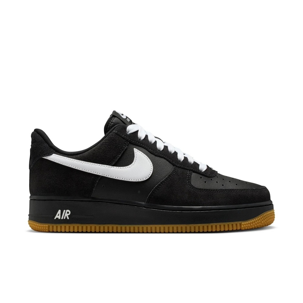 Nike Air Force 1 '07 LVB Mens Size 7 Womens 8.5 black/white/gum Shoes IB6388 001